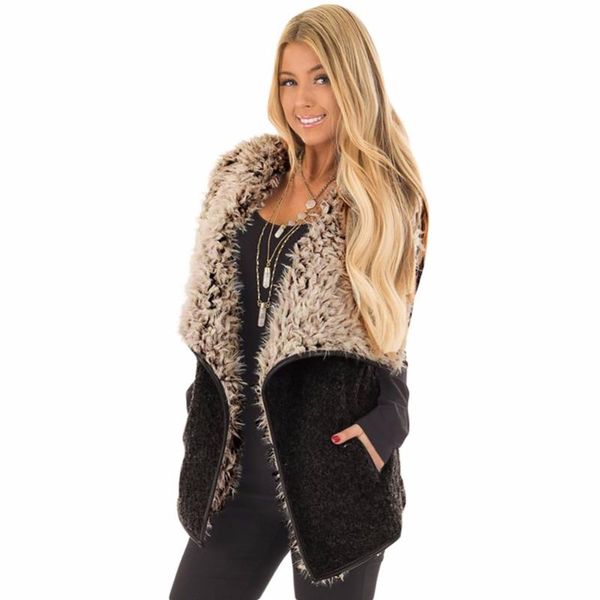 women's jackets winter short coat chaqueta mujer fahion double-sided fur lapel sleeveless large size woemn jacket lc85220 s-2xl, Black;brown
women's jackets winter short coat chaqueta mujer fahion double-sided fur lapel sleeveless large size woemn jacket lc85220 s-2xl, Black;brown