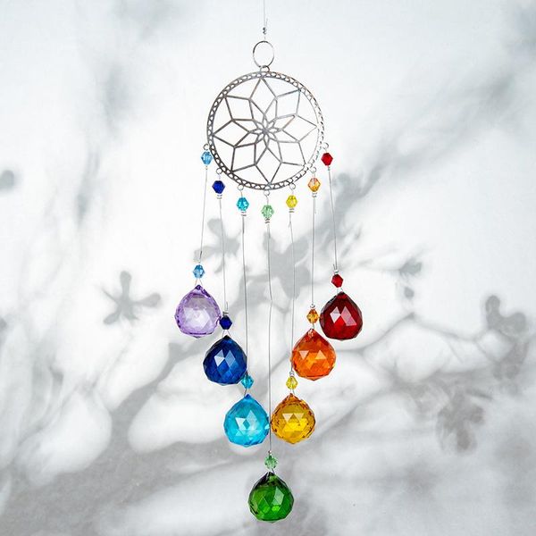 decorative objects & figurines crystal sun catcher chakra colors balls prism window wall hanging pendant rainbow maker dreamcatcher home orn
decorative objects & figurines crystal sun catcher chakra colors balls prism window wall hanging pendant rainbow maker dreamcatcher home orn