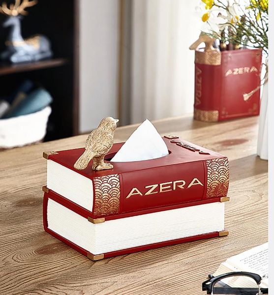 tissue boxes & napkins book shape penholder box with gold bird creative resin towel napkin papers dispenser deskorganizer storage home d
tissue boxes & napkins book shape penholder box with gold bird creative resin towel napkin papers dispenser deskorganizer storage home d