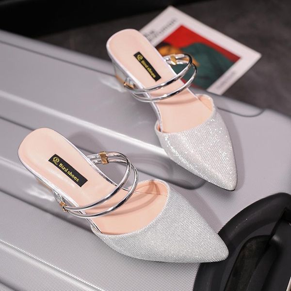 slippers 2021 summer women's sandals solid color women wear fashion wild net red high heels thick heel, Black
slippers 2021 summer women's sandals solid color women wear fashion wild net red high heels thick heel, Black