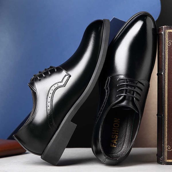 in the autumn of 2021, two-layer cowhide low raised rubber outsole is casual and fashionable busins drs lear sho for, Black
in the autumn of 2021, two-layer cowhide low raised rubber outsole is casual and fashionable busins drs lear sho for, Black