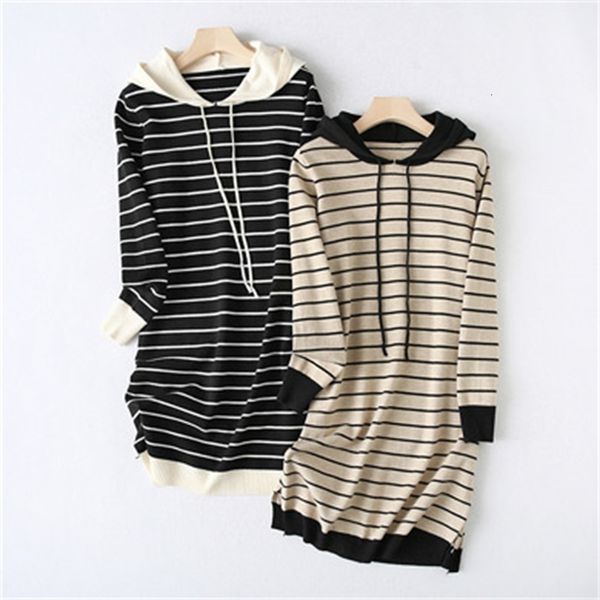 casual dresses knitted striped women's midi loose drawstring female spring warm fashion ladies vestidos ygzd, Black;gray
casual dresses knitted striped women's midi loose drawstring female spring warm fashion ladies vestidos ygzd, Black;gray