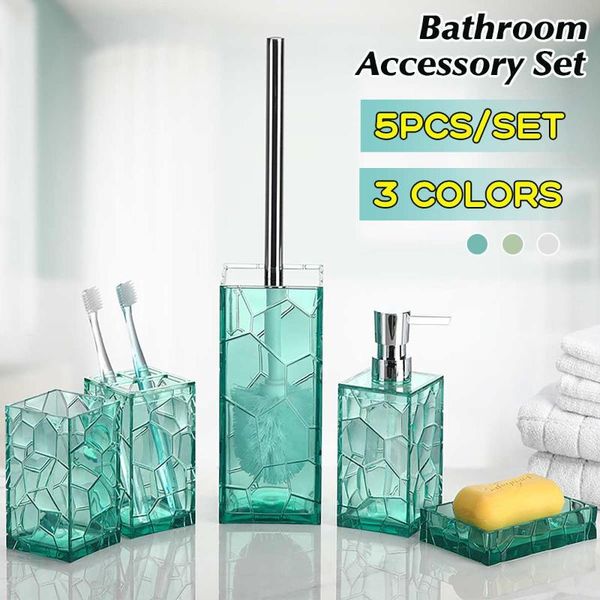 bath accessory set modern 5pcs/set glass crack style bathroom accessories soap dispenser toothbrush holder cup dish toilet brush
bath accessory set modern 5pcs/set glass crack style bathroom accessories soap dispenser toothbrush holder cup dish toilet brush