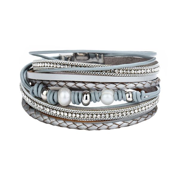 western style faux leather charm bracelets creative retro simple magnetic pu bracelet fashion jewelry, Golden;silver
western style faux leather charm bracelets creative retro simple magnetic pu bracelet fashion jewelry, Golden;silver