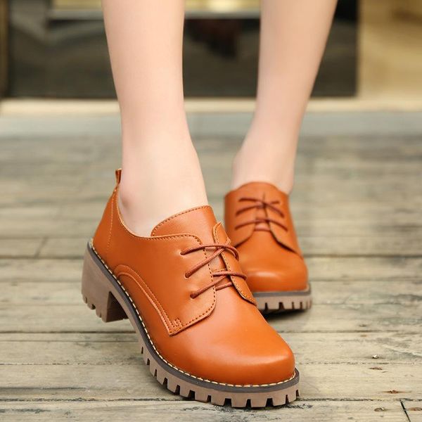 lace up thick high heels shoes woman oxford platform leather pumps brogue chunky heel student mules y761 dress, Black
lace up thick high heels shoes woman oxford platform leather pumps brogue chunky heel student mules y761 dress, Black