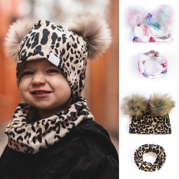 caps & hats 2pcs/set cute baby hat scarf leopard flower print kids cap beanie spring winter double pompom infant toddler scarves, Yellow
caps & hats 2pcs/set cute baby hat scarf leopard flower print kids cap beanie spring winter double pompom infant toddler scarves, Yellow