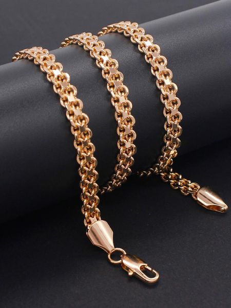 chains anietna sale 585 rose gold color curb necklace personality chain fashion jewelry men classic gift 60cm wholesale collar, Silver
chains anietna sale 585 rose gold color curb necklace personality chain fashion jewelry men classic gift 60cm wholesale collar, Silver