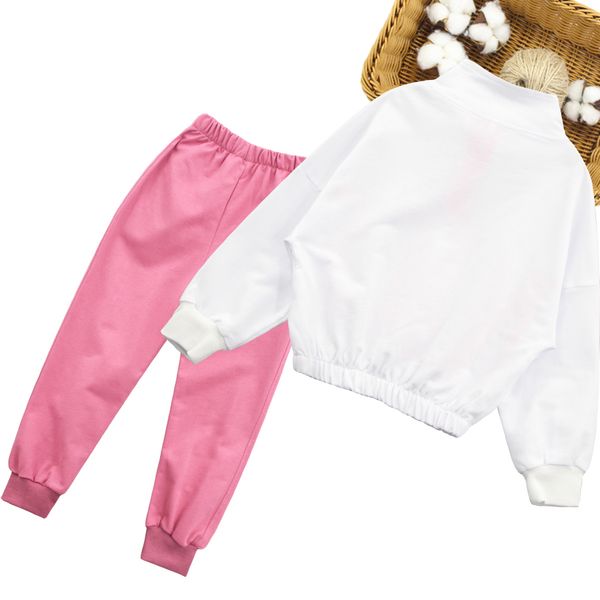 girls clothes set letter pattern sweatshirt + pants sport clothes for girls 2021 spring autumn kids girl clothes, White
girls clothes set letter pattern sweatshirt + pants sport clothes for girls 2021 spring autumn kids girl clothes, White