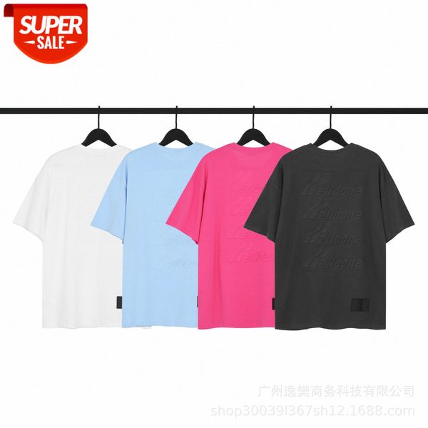 done embossed barrage letter logo loose round neck couple short-sleeved t-shirt #tn8q, White;black
done embossed barrage letter logo loose round neck couple short-sleeved t-shirt #tn8q, White;black