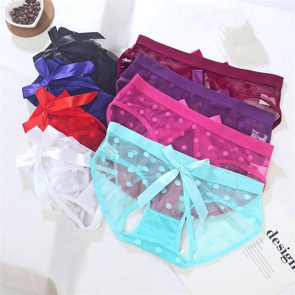 women's panties women underwear lingerie bow see through dot erotic brief female underpanties g string thong, Black;pink
women's panties women underwear lingerie bow see through dot erotic brief female underpanties g string thong, Black;pink