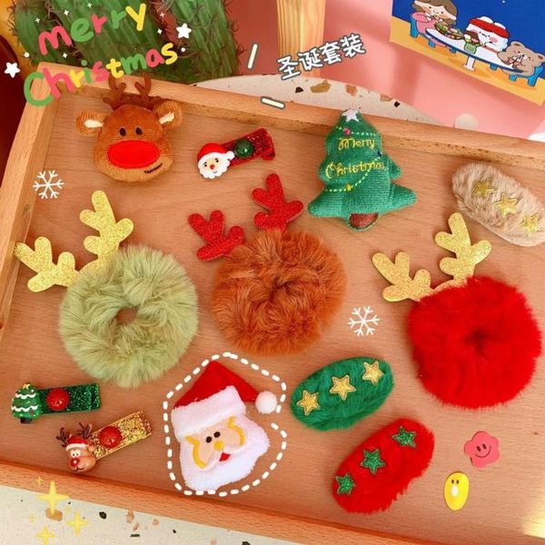 hair accessories 4pcs/set cartoon elk santa claus clips cute plush rope christmas tree brooches hairpins gifts
hair accessories 4pcs/set cartoon elk santa claus clips cute plush rope christmas tree brooches hairpins gifts