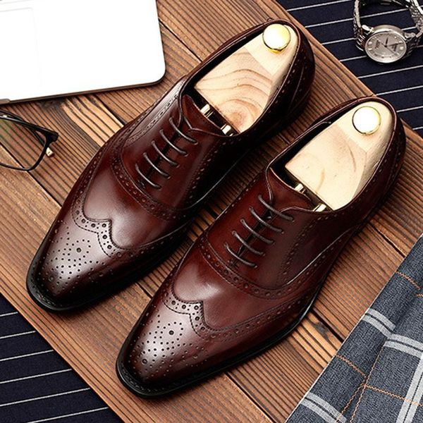 dress shoes british handmade man formal wedding genuine leather party oxfords pointed toe men's wingtip brogue flats dm187, Black
dress shoes british handmade man formal wedding genuine leather party oxfords pointed toe men's wingtip brogue flats dm187, Black