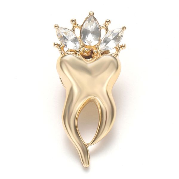 cubic zircon crown teeth pin gold tooth brooches shirt bag lapel metal badge funny creative dentist jewelry button kids gifts, Gray
cubic zircon crown teeth pin gold tooth brooches shirt bag lapel metal badge funny creative dentist jewelry button kids gifts, Gray