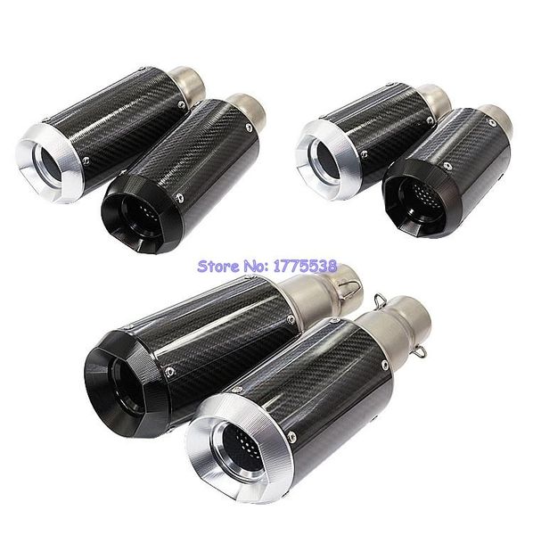 motorcycle exhaust system 51mm inlet universal pipe muffler with db killer stainless steel carbon fiber motorbike
motorcycle exhaust system 51mm inlet universal pipe muffler with db killer stainless steel carbon fiber motorbike