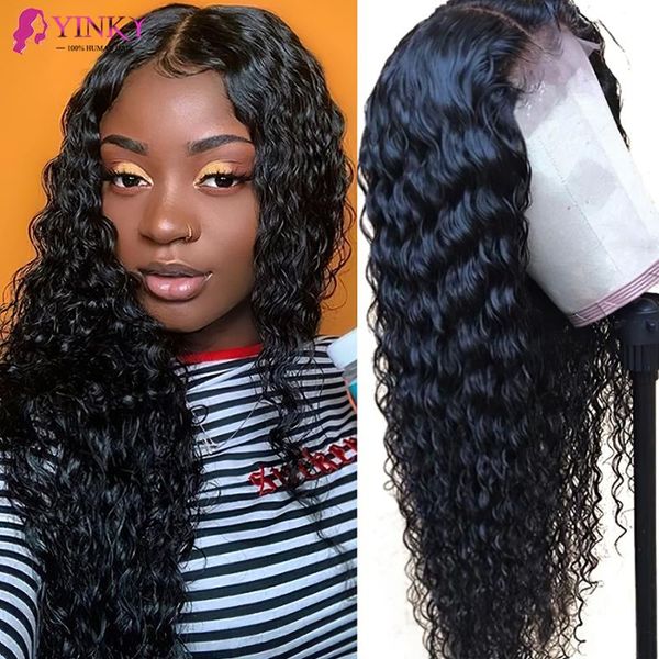 lace wigs deep wave front human hair wig 13x6 curly 250 density for women yinky, Black;brown
lace wigs deep wave front human hair wig 13x6 curly 250 density for women yinky, Black;brown
