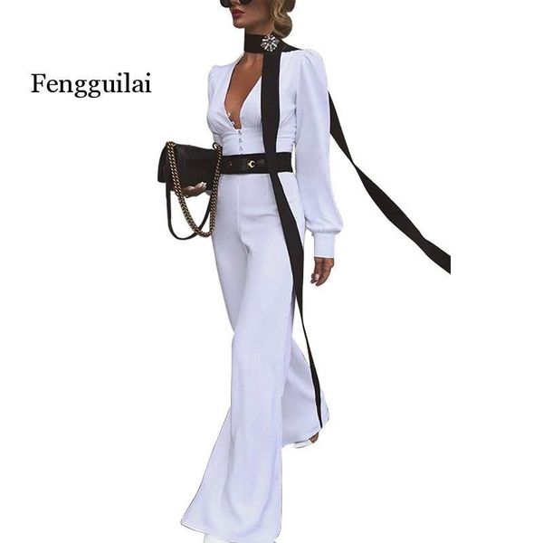 women's jumpsuits & rompers summer jumpsuit formal elegant long pants trendy white overalls for women lady clothing plus size and outfi, Black;white
women's jumpsuits & rompers summer jumpsuit formal elegant long pants trendy white overalls for women lady clothing plus size and outfi, Black;white
