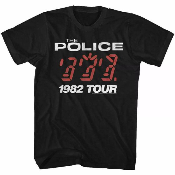 The Police 1982 Tour T Shirt Mens Licensed Rock N Roll Band Tee Retro New Black, White;black
The Police 1982 Tour T Shirt Mens Licensed Rock N Roll Band Tee Retro New Black, White;black