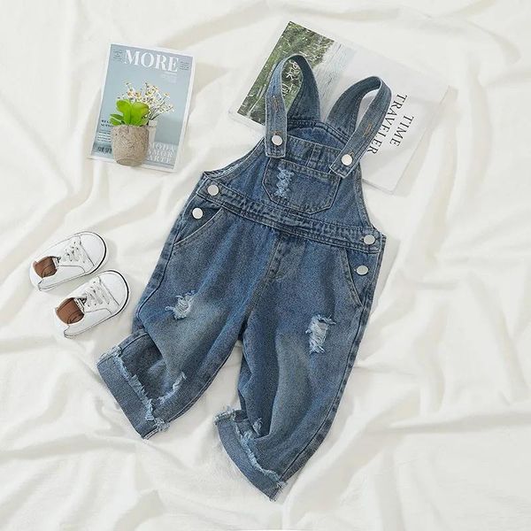 spring and summer children's overalls denim pants baby boys girls cowboy suspender openable 1-4y jumpsuits, Blue
spring and summer children's overalls denim pants baby boys girls cowboy suspender openable 1-4y jumpsuits, Blue