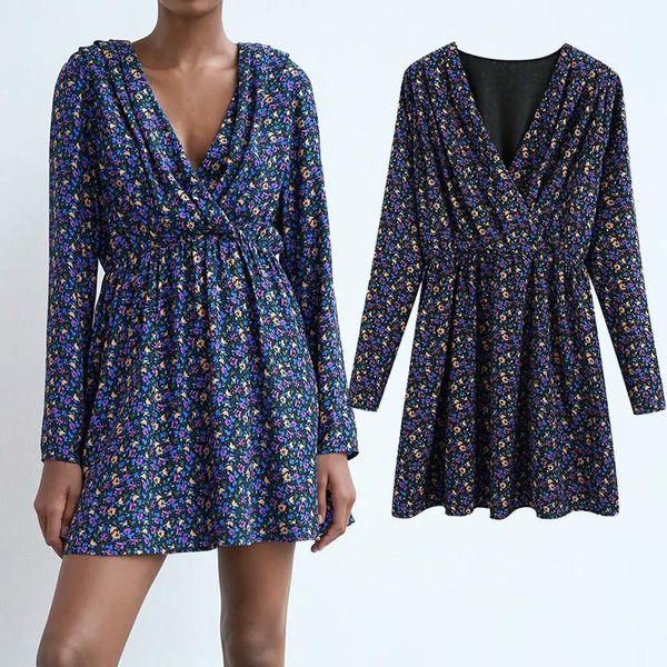 women vintage v neck flower print dress with shoulder pads chic ladies long sleeve vestidos casual slim mini dresses, Black;gray
women vintage v neck flower print dress with shoulder pads chic ladies long sleeve vestidos casual slim mini dresses, Black;gray
