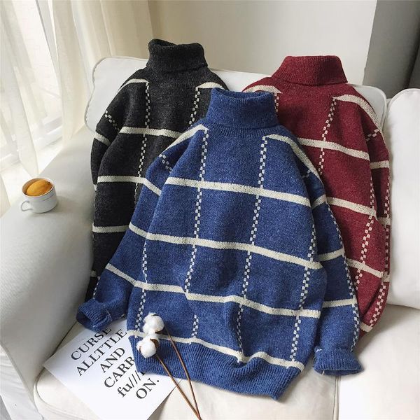 men's sweaters 2021 turtleneck pullover sweater loose brand autumn and winter thicken korean knitted shirt wool men s-2xl, White;black
men's sweaters 2021 turtleneck pullover sweater loose brand autumn and winter thicken korean knitted shirt wool men s-2xl, White;black