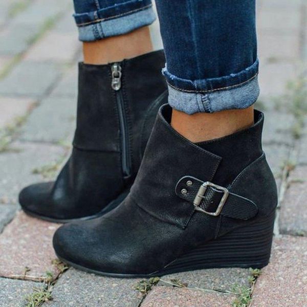 boots women high heels pump shoes woman vintage pu leather ankle gladiator wedge shoe chaussures femme zapatos mujer sapatod2046, Black
boots women high heels pump shoes woman vintage pu leather ankle gladiator wedge shoe chaussures femme zapatos mujer sapatod2046, Black