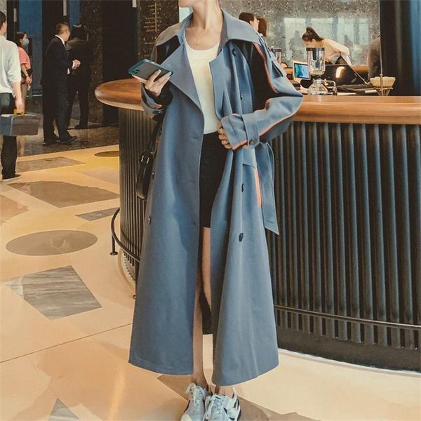 women's trench coats autumn fashion classic grey coat for women windbreaker 2021 spring korean office lady femme, Tan;black
women's trench coats autumn fashion classic grey coat for women windbreaker 2021 spring korean office lady femme, Tan;black