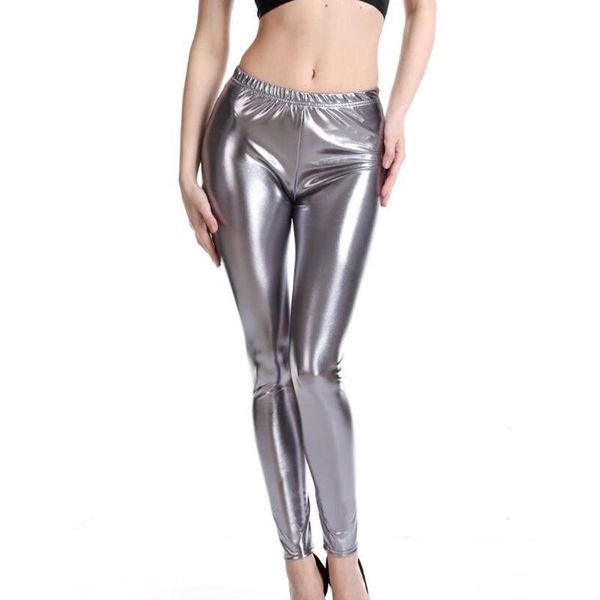 women's leggings viianles pencil pants shining trousers women shiny stretch fitness legging, Black
women's leggings viianles pencil pants shining trousers women shiny stretch fitness legging, Black