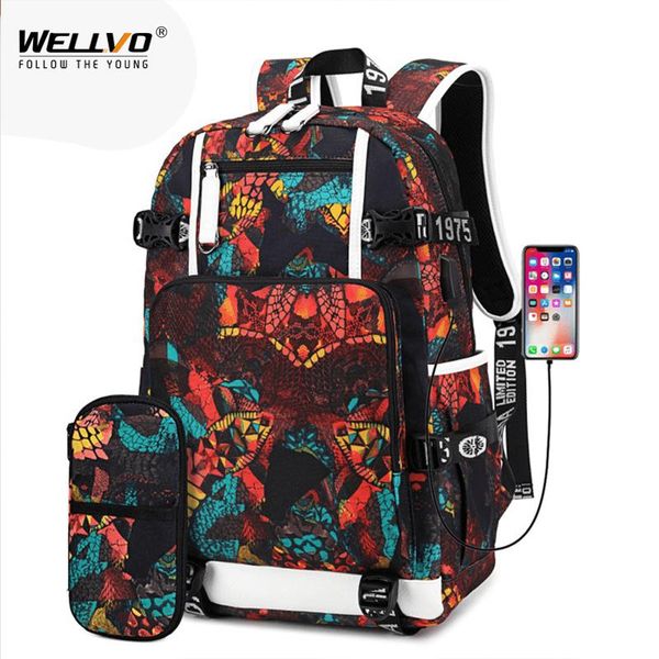 backpack 2021 lapwaterproof oxford bag 2pcs outdoor travel rucksack student schoolbag with usb xa696zc 
backpack 2021 lapwaterproof oxford bag 2pcs outdoor travel rucksack student schoolbag with usb xa696zc