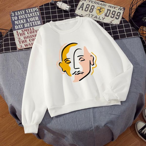women's hoodies & sweatshirts art face printing fashion graphic women casual polyester funny hoodie clothing female itself aesthetic, Black
women's hoodies & sweatshirts art face printing fashion graphic women casual polyester funny hoodie clothing female itself aesthetic, Black