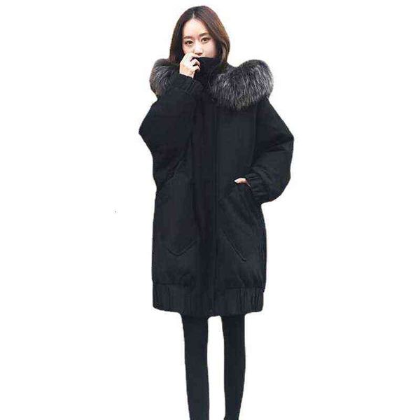 large women's 2021 winter korean version medium and long cotton et, 200kg fat sister pregnant woman down et, Black
large women's 2021 winter korean version medium and long cotton et, 200kg fat sister pregnant woman down et, Black