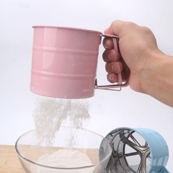 baking & pastry tools handheld mesh flour sifter stainless semi-automatic spring handle shaker icing sugar sieve cup tool
baking & pastry tools handheld mesh flour sifter stainless semi-automatic spring handle shaker icing sugar sieve cup tool