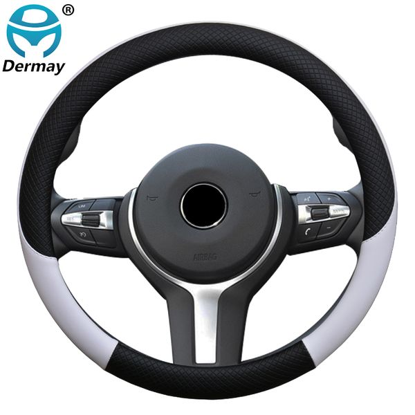 100% dermay brand leather universal car steering-wheel cover 37cm-38cm car-styling sport auto steering wheel covers anti-slip
100% dermay brand leather universal car steering-wheel cover 37cm-38cm car-styling sport auto steering wheel covers anti-slip
