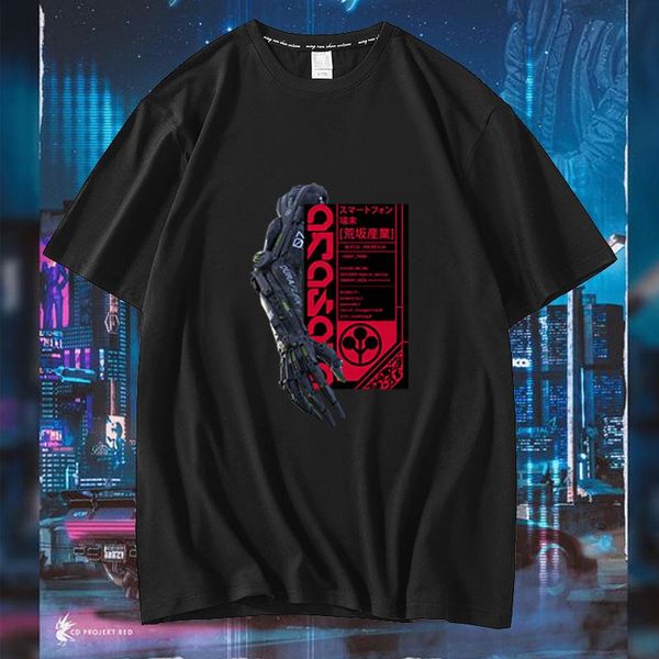 men's t-shirts mens t shirt cypunk 2077 fashion game anime t-shirt playe summer short sleeve streetwear boy girl punk tees, White;black
men's t-shirts mens t shirt cypunk 2077 fashion game anime t-shirt playe summer short sleeve streetwear boy girl punk tees, White;black