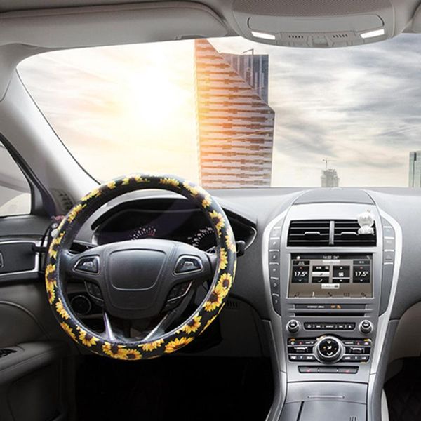 steering wheel covers universal car sunflower cover non-slip sweat-absorbing pu leather accessories
steering wheel covers universal car sunflower cover non-slip sweat-absorbing pu leather accessories