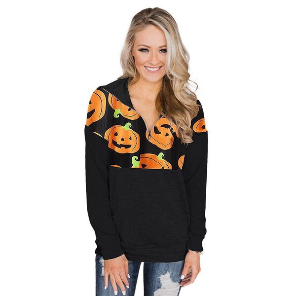 women's hoodies & sweatshirts 2021 winter halloween stitching women hoodie printing stand collar lady sweatshirt full sleeve zipper fem, Black
women's hoodies & sweatshirts 2021 winter halloween stitching women hoodie printing stand collar lady sweatshirt full sleeve zipper fem, Black