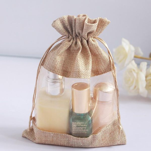 jewelry pouches, bags 1pc burlap bag with drawstring|burlap see through window| gift pouches sacks for wedding party and diy craft, Pink;blue
jewelry pouches, bags 1pc burlap bag with drawstring|burlap see through window| gift pouches sacks for wedding party and diy craft, Pink;blue