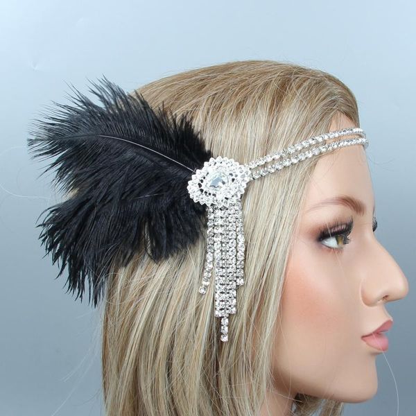 styles feather elastic tassel headband black pearl rhinestone vintage women bridal party cosplay headwear hair clips & barrettes, Golden;silver
styles feather elastic tassel headband black pearl rhinestone vintage women bridal party cosplay headwear hair clips & barrettes, Golden;silver
