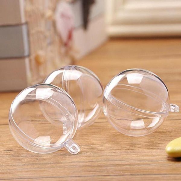 party decoration clear plastic craft ball acrylic transparent christmas baubles detachable
party decoration clear plastic craft ball acrylic transparent christmas baubles detachable
