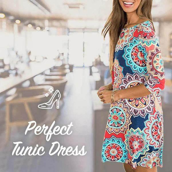 casual dresses floral tunic dress with pockets round collar printing for women lady party beach nin668, Black;gray
casual dresses floral tunic dress with pockets round collar printing for women lady party beach nin668, Black;gray