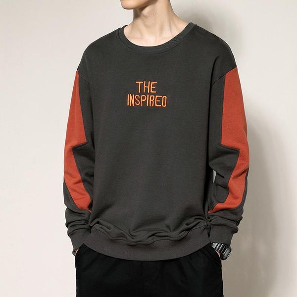 men's hoodies & sweatshirts 2021 autumn fashion brand sweater trend embroidery loose round neck long sleeve t-shirt coat, Black
men's hoodies & sweatshirts 2021 autumn fashion brand sweater trend embroidery loose round neck long sleeve t-shirt coat, Black