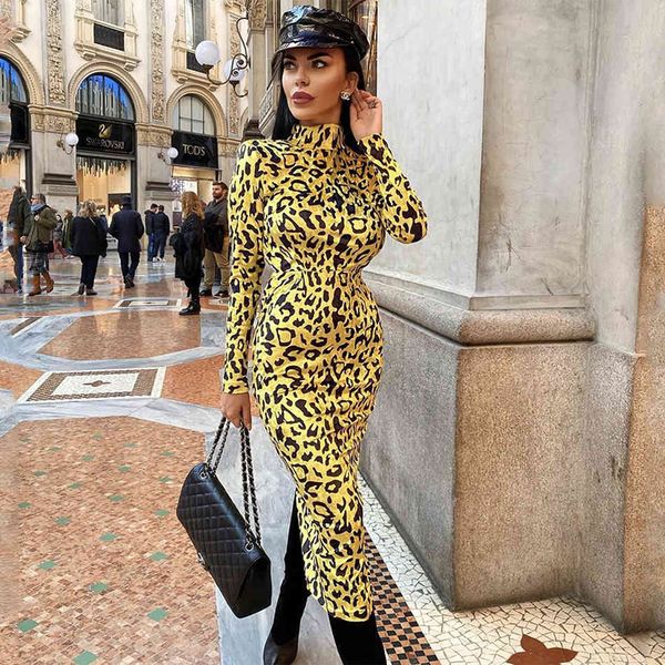 casual dresses 2021 winter new fashion leopard print long elegant women sleeve bodycon celebrity evening party runway vestidos tq6, Black;gray
casual dresses 2021 winter new fashion leopard print long elegant women sleeve bodycon celebrity evening party runway vestidos tq6, Black;gray
