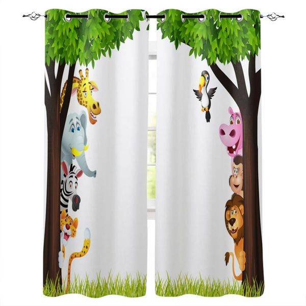 curtain & drapes jungle forest cartoon animal lion elephant giraffe zebra tiger bird monkey window for living room kids bedroom
curtain & drapes jungle forest cartoon animal lion elephant giraffe zebra tiger bird monkey window for living room kids bedroom