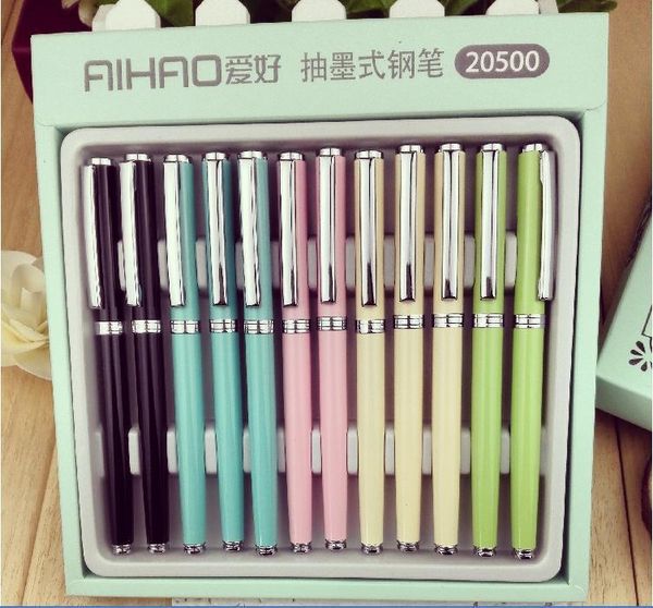 fountain pens 2021 brand arrivals metal pen ink pump sweet candy color grade gift sign exam smooth writing
fountain pens 2021 brand arrivals metal pen ink pump sweet candy color grade gift sign exam smooth writing