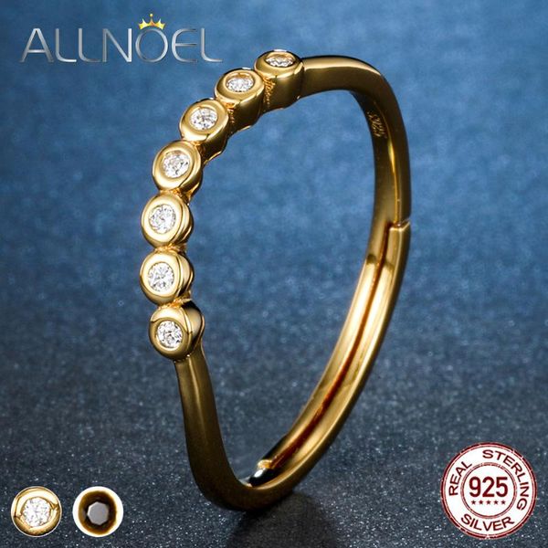 cluster rings allnoel silver 925 jewelry zircon diamond engagement ring for women gold plated adustuable minimalist sterling, Golden;silver
cluster rings allnoel silver 925 jewelry zircon diamond engagement ring for women gold plated adustuable minimalist sterling, Golden;silver