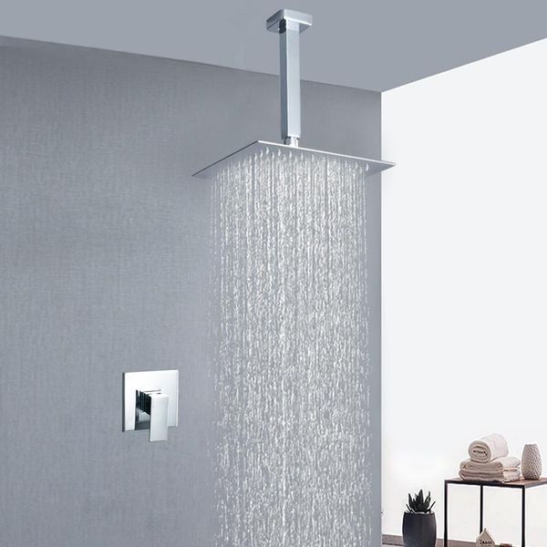 concealed shower valve with faucet sets ceiling mounted rain head 8/10/12" system polished finish bathroom
concealed shower valve with faucet sets ceiling mounted rain head 8/10/12" system polished finish bathroom