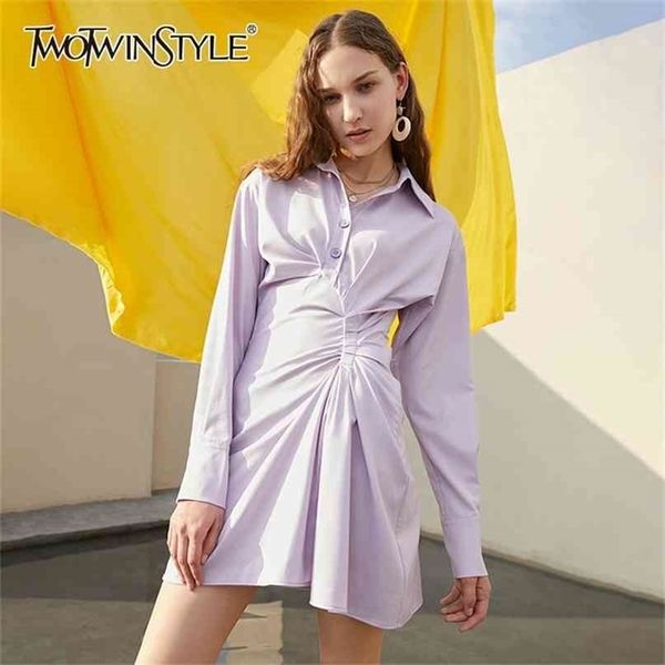 white ruched shirt dress for women lapel long sleeve high waist mini irregular dresses female fashion spring 210520, Black;gray
white ruched shirt dress for women lapel long sleeve high waist mini irregular dresses female fashion spring 210520, Black;gray