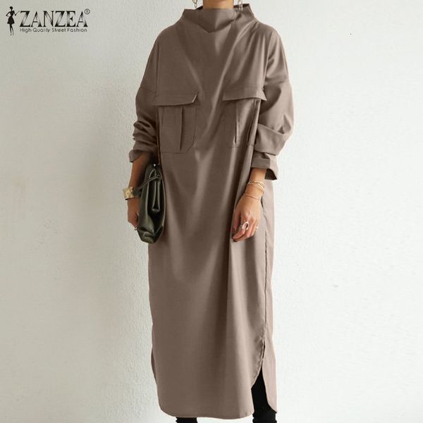 dresses fashion turtleneck dress women's spring sundress 2021 casual long sleeve split midi vestidos female solid robe plus size, Black;gray
dresses fashion turtleneck dress women's spring sundress 2021 casual long sleeve split midi vestidos female solid robe plus size, Black;gray