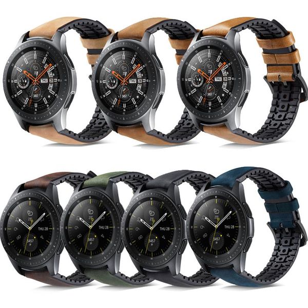 watch bands 20mm 22mm genuine leather silicone strap band for samsung galaxy 42mm 46mm watch3 41mm 45mm wristband, Black;brown
watch bands 20mm 22mm genuine leather silicone strap band for samsung galaxy 42mm 46mm watch3 41mm 45mm wristband, Black;brown