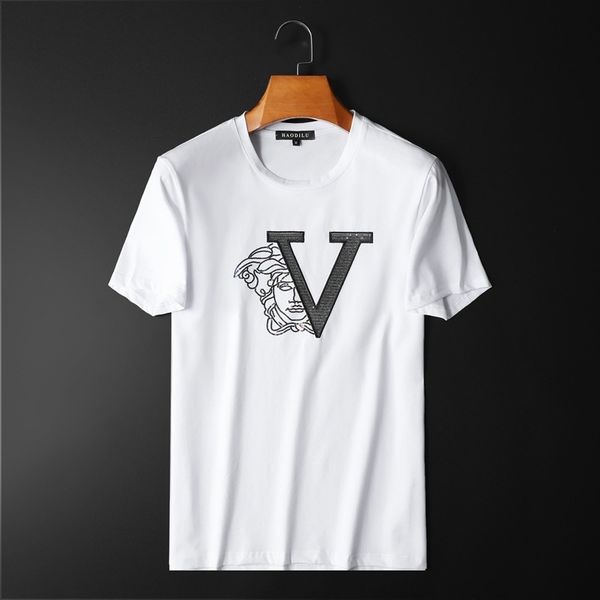 fashion t shirts 2021 summer men's short sleeve casual loose exquisite sequin mercerized cotton, White;black
fashion t shirts 2021 summer men's short sleeve casual loose exquisite sequin mercerized cotton, White;black
