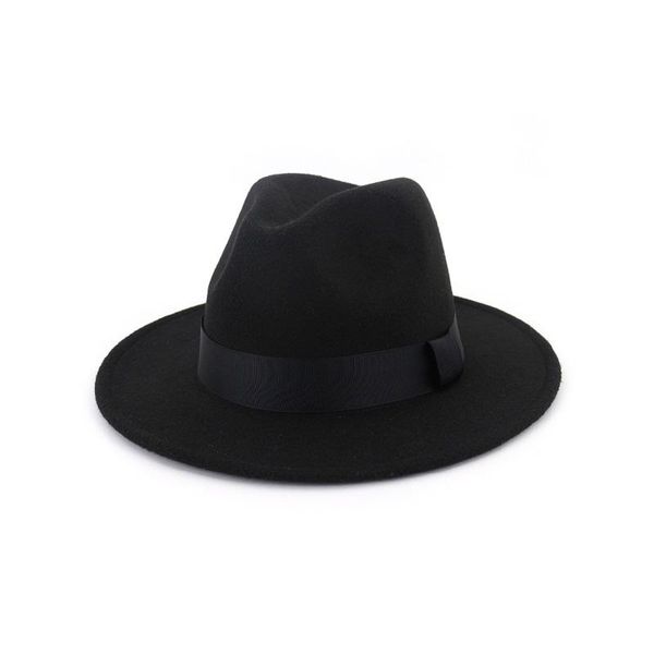 wide brim hats vintage fedora men wool hat witner autumn for woman chapeau black bowler ladies women's jazz, Blue;gray
wide brim hats vintage fedora men wool hat witner autumn for woman chapeau black bowler ladies women's jazz, Blue;gray